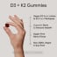 Vegan Vitamin D3 125mcg (5000iu) + K2 100mcg (60 sugar-free gummies) SR Sports Research