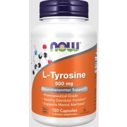 L-TYROSINE 500mg  120 vcaps Now foods Now Foods