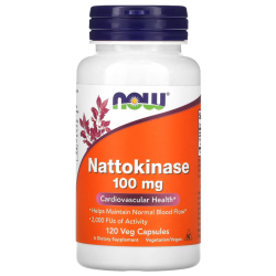 Nattokinase, 100 mg, 120 Veg Capsules Now foods Now