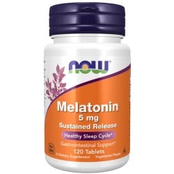 MELATONIN 5mg SR  120 TABS Now foods Now