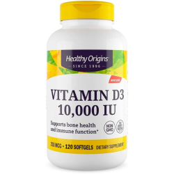 Vitamina D3 10.000 IU (120 softgels) - Healthy Origins Healthy Origins