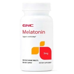 Melatonina 3mg (120 tablets) - GNC - Original