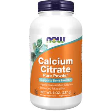 Calcium Citrate, Pure Powder, 8 oz (227 g) Now foods Now