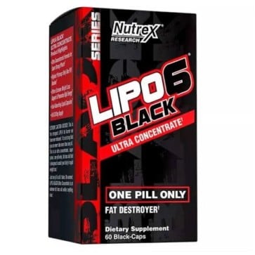 LIPO6| BLACK| UC ORIGINAL. (60 CÁPSULAS) - NUTREX Nutrex