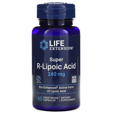 Super R-Lipoic Acid 240 mg, 60 vegetarian capsules Life Extension Life Extension