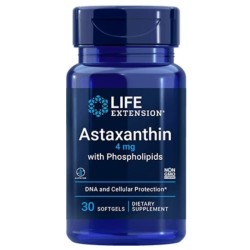 Astaxanthin with Phospholipids 4 mg, 30 softgels Life Extension Life Extension