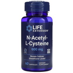 N-Acetyl-L-Cysteine (NAC) 600 mg, 60 capsules Life Extension Life Extension