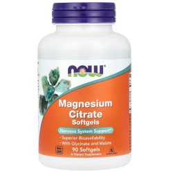 Magnesium Citrate, 90 Softgels (133 mg per Softgel) Now foods Now