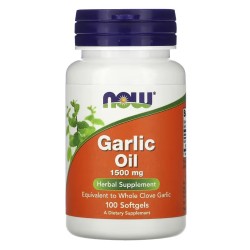 GARLIC OIL 1500mg 100 SGELS Now Now Foods