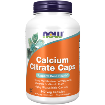 Calcium Citrate Caps, 240 Veg Capsules Now foods Now