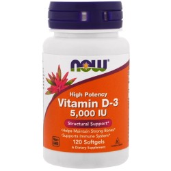 Vitamina D3 5.000 120 softgels NOW Foods NOW