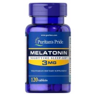 Melatonina 3mg (120 tabletes) - Puritan's Pride