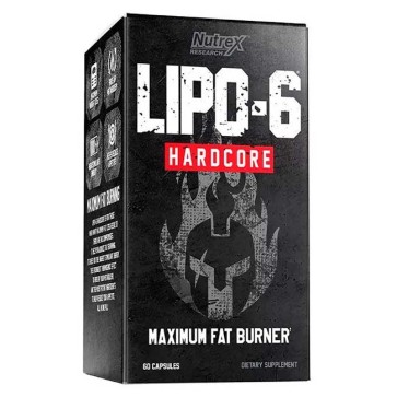 Lipo-6 Hardcore Importado (60 caps) - Nutrex