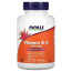 Vitamin K-2, 100 mcg, 250 Veg Capsules Now foods Now