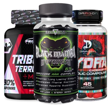 Combo: Tribulus - Pro Size + Black Mamba + Hydra Pro Size Nutrition