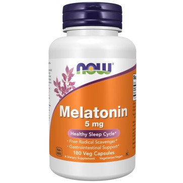 MELATONIN 5mg 180 VCAPS Now foods Now