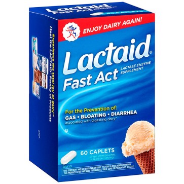 Lactaid Fast Act (60 caps) - Lactaid