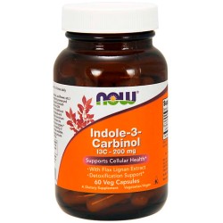 Indole -3 Carbinol 200mg (60 cápsulas) - Now Foods