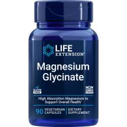 Magnesium Glycinate 90 vegetarian capsules Life Extension Life Extension