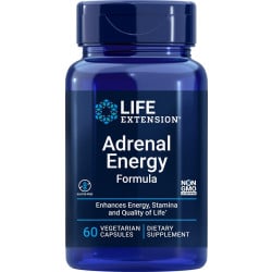 Adrenal Energy Formula, 60 Vegetarian Capsules Life Extension Life Extension