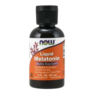 MELATONINA LIQUIDA 3MG Now foods 2oz (59ml) Now Foods