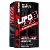 LIPO6| BLACK| UC ORIGINAL. (60 CÁPSULAS) - NUTREX Nutrex