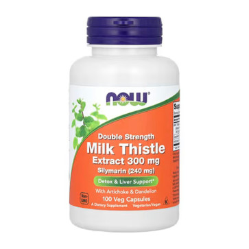 Milk Thistle Extract, 300 mg, 100 Veg Capsules Now Now