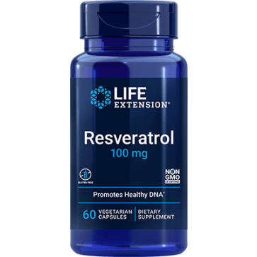 Resveratrol 100mg (60 cápsulas) - Life Extension Life Extension