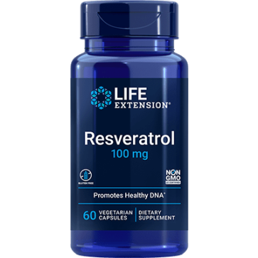 Resveratrol 100mg (60 cápsulas) - Life Extension Life Extension