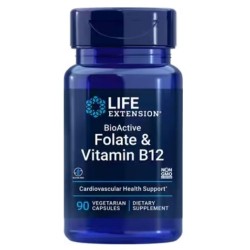BioActive Folate & Vitamin B12 90vcaps Life Extension Life Extension