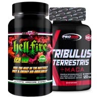 Combo: Tribulus Terrestris - Pro Size + Hell Fire - Innovative