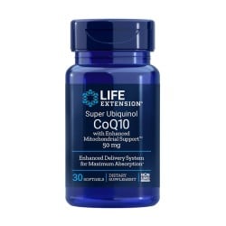 Super Ubiquinol CoQ10 with Enhanced Mitochondrial Support 50 mg, 30 softgels Life Extension Life Extension