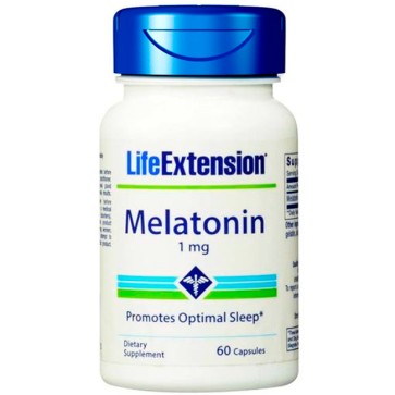 Melatonina 1mg (60 cápsulas) - Life Extension