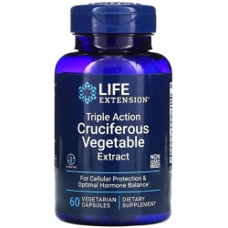 Triple Action Cruciferous Vegetable Extract 60 vegetarian capsules Life Extension Life Extension