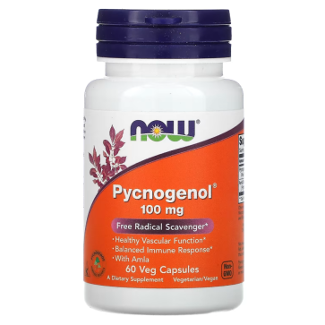 Pycnogenol, 100 mg, 60 Veg Capsules Now foods Now