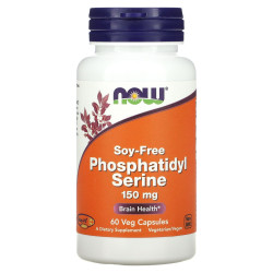 Phosphatidyl Serine, Soy-Free, 150 mg, 60 Veg Capsules Now Now