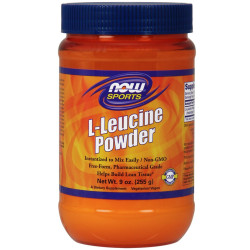 Sports, L-Leucine Powder, 9 oz (255 g) Now