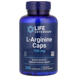 L-Arginine Caps, 700 mg, 200 Capsules Life Extension Life Extension