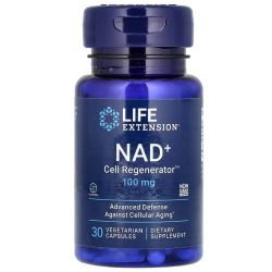 NAD+ Cell Regenerator 100 mg, 30 vegetarian capsules Life Extension Life Extension
