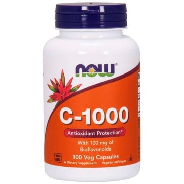 Vitamina C-1000 (100 cápsulas) - Now Foods