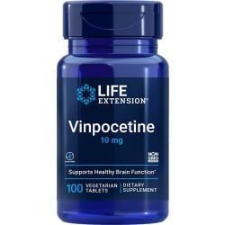 Vinpocetine, 10 mg, 100 Vegetarian Tablets Life Extension
