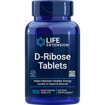 D-Ribose Tablets, 100 Vegetarian Tablets Life Extension Life Extension