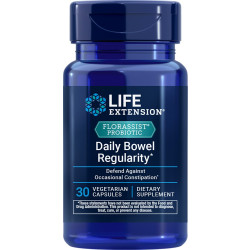 Life Extension, Florassist Probiotic, Daily Bowel Regularity, 30 Vegetarian Capsules (57.5 mg Per capsule) Life Extension