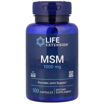 MSM, 100 Capsules (1,000 mg per Capsule) Life Extension Life Extension