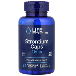 Strontium Caps 750 mg, 90 vegetarian capsules Life Extension Life Extension