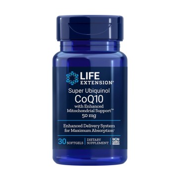 Super Ubiquinol CoQ10 with Enhanced Mitochondrial Support 50 mg, 30 softgels Life Extension Life Extension