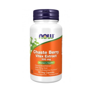 Chaste Berry Vitex extract 300mg 90veg caps Now NOW