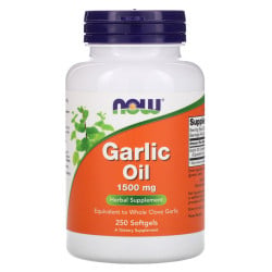 Garlic Oil 1,500 mg (250 Softgels) - Now foods Now
