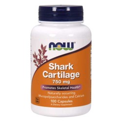 Shark Cartilage 750mg - 100Caps - Now Sports