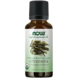 Citronella, Certified Organic - 1 oz. Now Organic Essential Oils